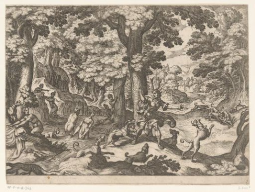Actaeon Turned into a Stag