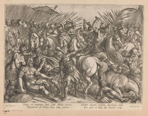Scipio Africanus and his fighting army