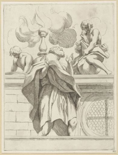 Prophet with Two Angels