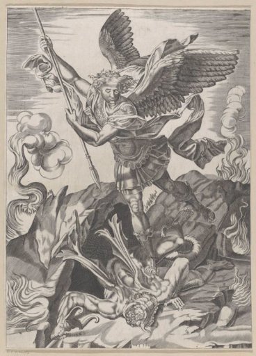 Saint Michael and the devil