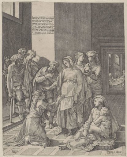 Saint Elizabeth of Hungary Visiting the Sick