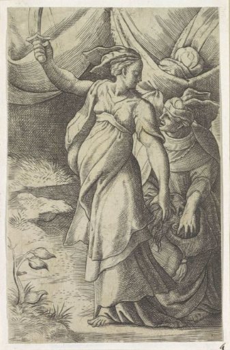 Judith with the head of Holofernes
