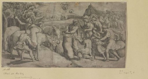 Joseph's cup discovered in Benjamin's grain sack
