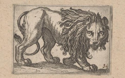 Walking lion