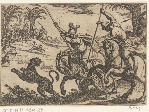 Hunt on leopards