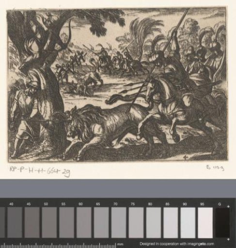 Hunt on bisons