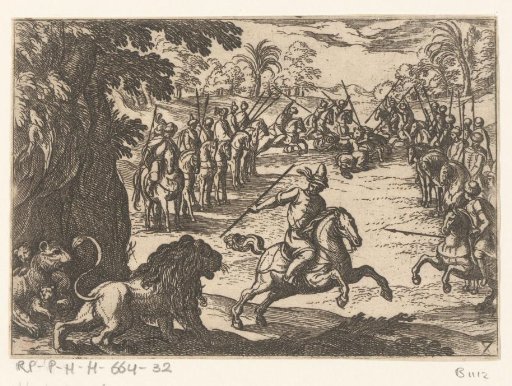 Hunt on lions