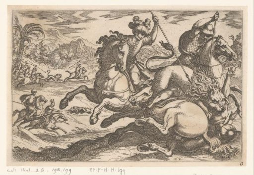 Hunting of lions