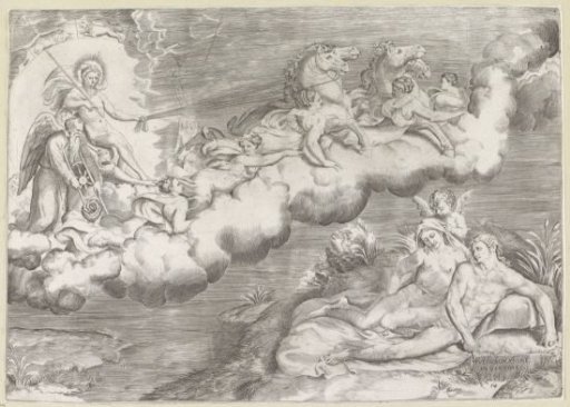 Apollo in his sun chariot