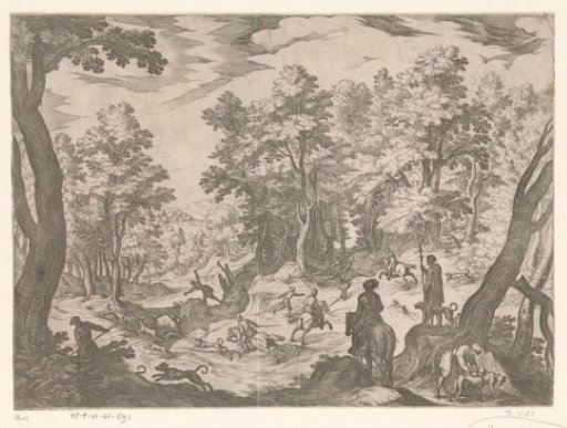 Hunt for stags and a boar