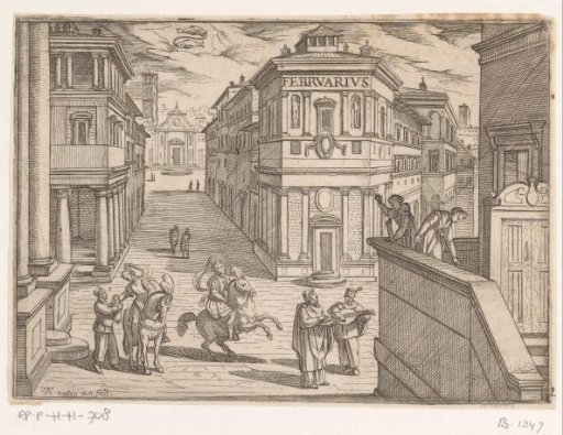 February: City view with serenade (Pisces)