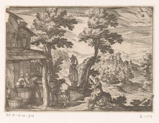 September: Making wine (Libra)