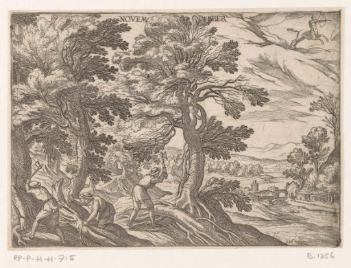 November: Wood chopping (Sagittarius)