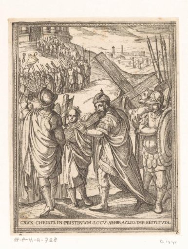 Heraclius Carries the True Cross in Triumph