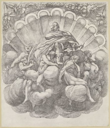 Saint with Seven Angels