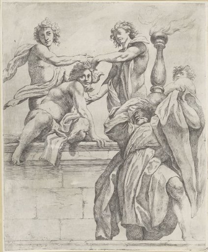 Apostle and Four Angels