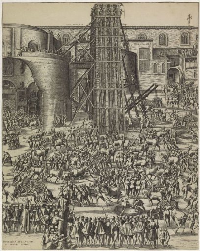 The Erecting of the Obelisk on St. Peter's Square