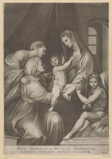 Mary with the Child and Elizabeth, Catherine and John the Baptist
