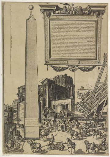 The Erecting of the Obelisk on St. Peter's Square