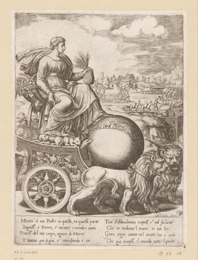 Cybele on Her Chariot