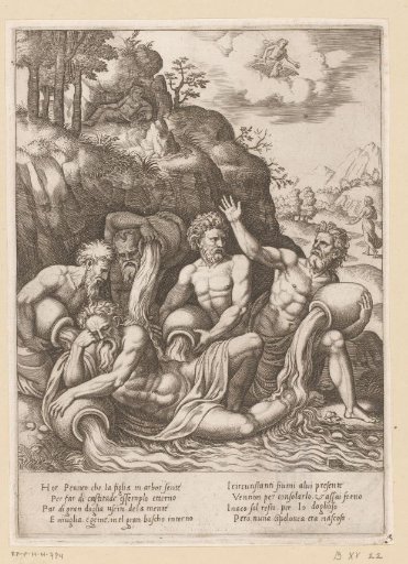 Peneus Comforted by Other River Gods