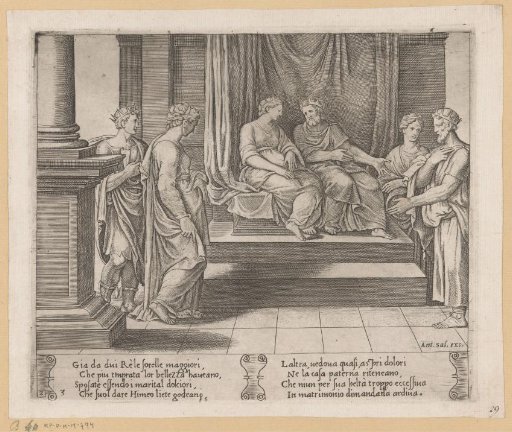 Psyche and her sisters married to kings