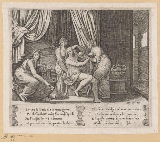 The Toilet of Psyche with Nymphs