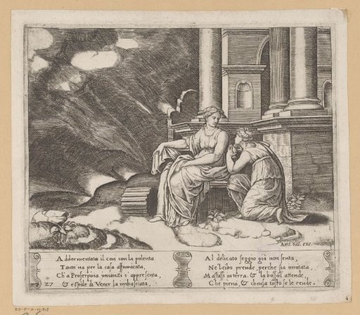Psyche Receives the Jar with Proserpina's Beauty