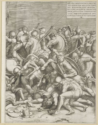 Battle at the Milvian Bridge (Right Sheet)