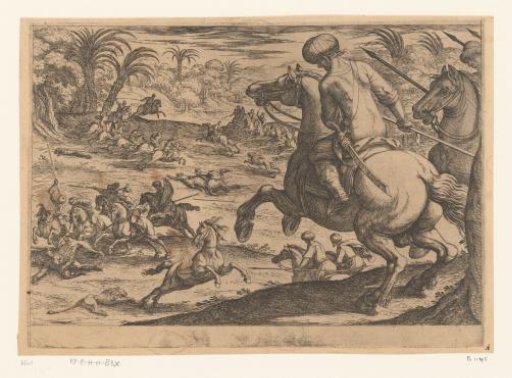 Hunting of lions