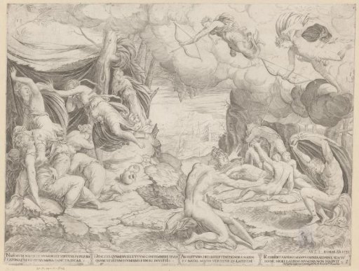 Apollo and Diana Kill the Children of Niobe