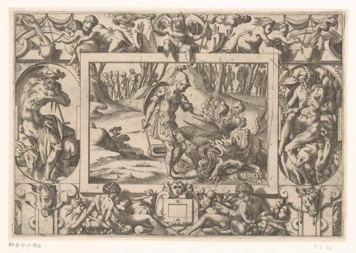 Jason Defeats the Dragon Guarding the Golden Fleece