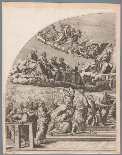 Dispute over the Holy Sacrament (Left Part)