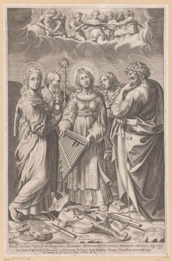 Saint Cecilia in Ecstasy