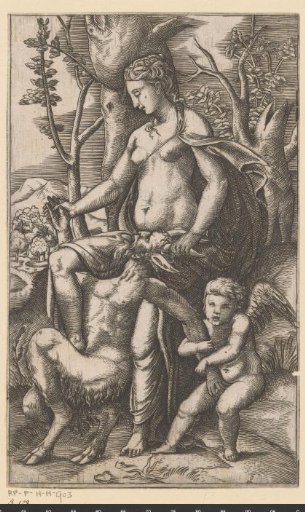 Venus Subdues a Satyr