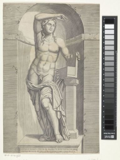 Statue of a male nude, presumably Apollo Lyceus