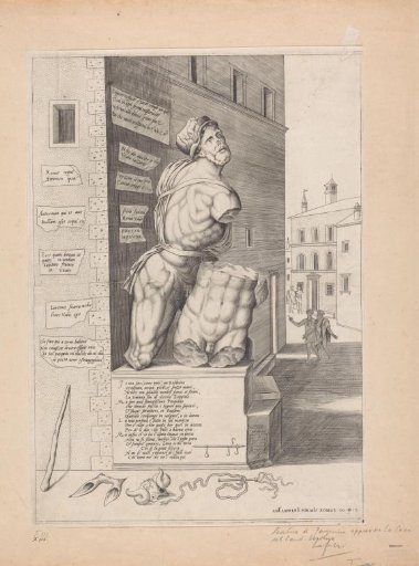 The statue Pasquino