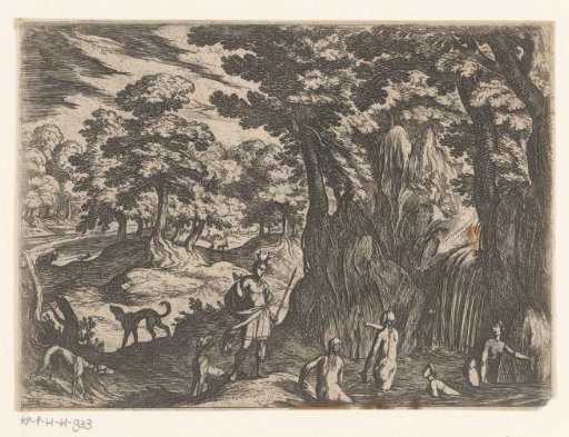 Landscape with Actaeon Turned into a Stag
