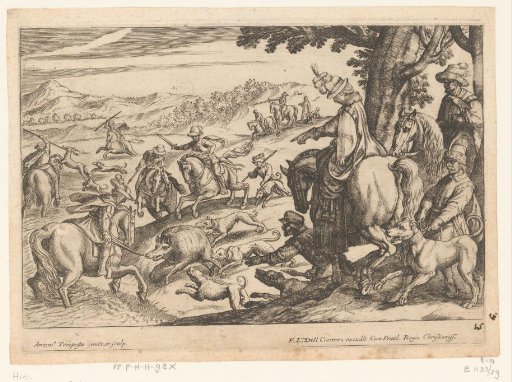 Hunting of wild boar and stag
