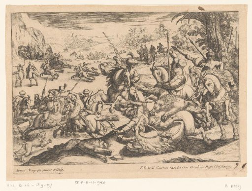 Hunting of lions
