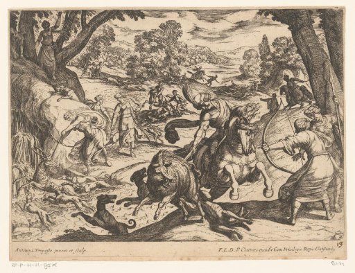 Hunting of wild boars