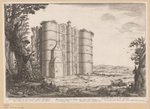 View of the ruin of the castle of Bicêtre
