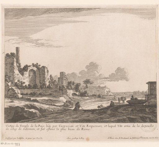 View of ruins in Rome