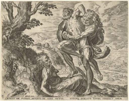 Hercules Wrestles with Antaeus