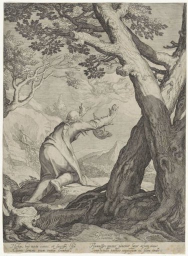 Elijah Departs the World in a Chariot of Fire and Leaves His Mantle for Elisha