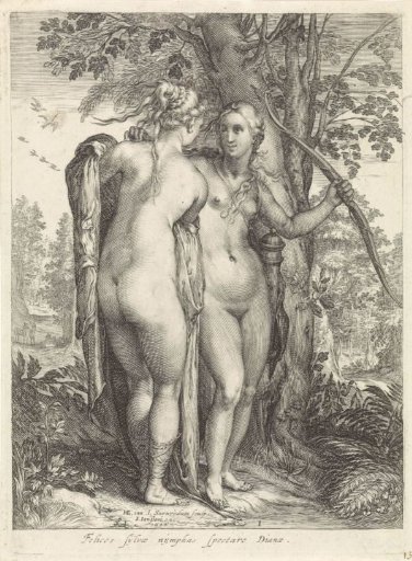 Diana and a Nymph before a Tree