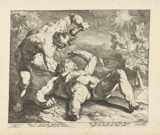 Cain slays Abel