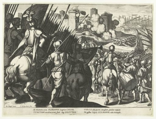 Victory of Emperor Charles V at La Goletta near Tunis, 1535