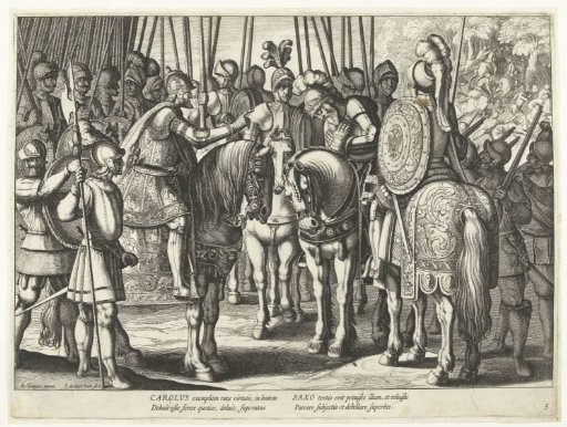 Emperor Charles V Grants Mercy to the Duke of Saxony, 1546