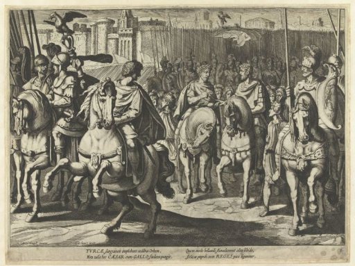 Emperor Charles V Makes Peace with Francis I of France to Fight Together Against the Turks, 1547